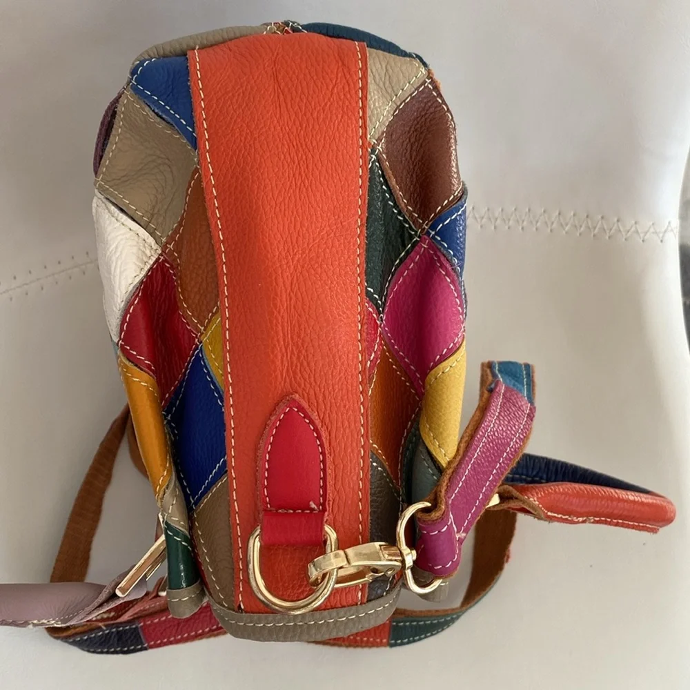 New Handmade Patchwork Hand-Crossbody Bag - Picture 4 of 8